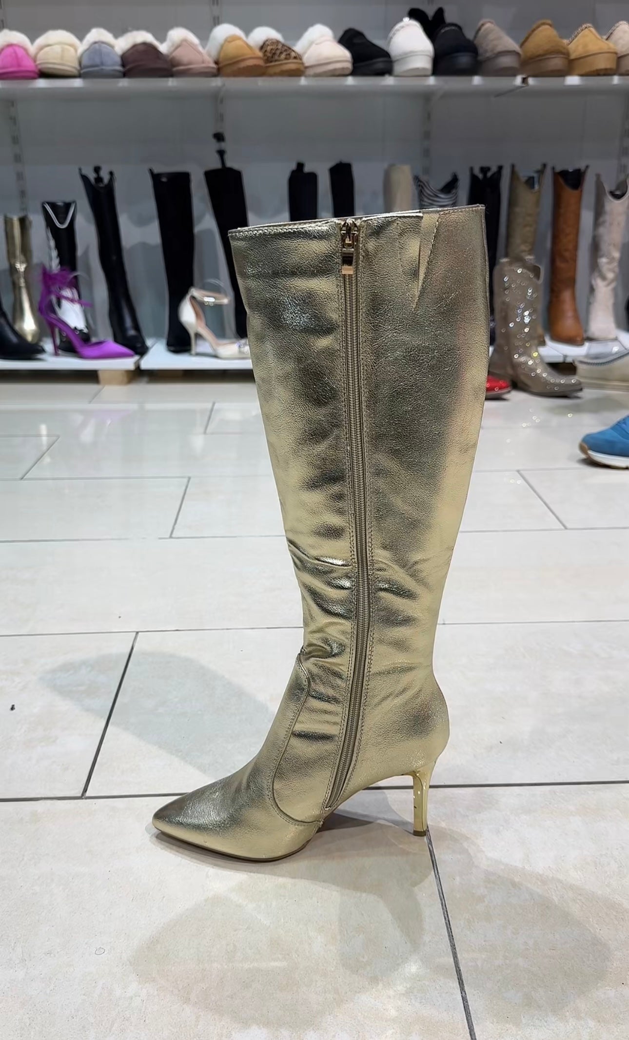 GOLDEN ARIANA BOOTS