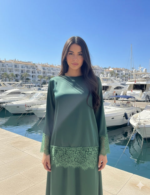 Velvet Wine Soirée - groen SQ01