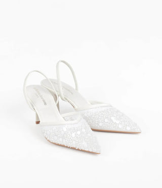 Wit hakken met glitters - BYC9866