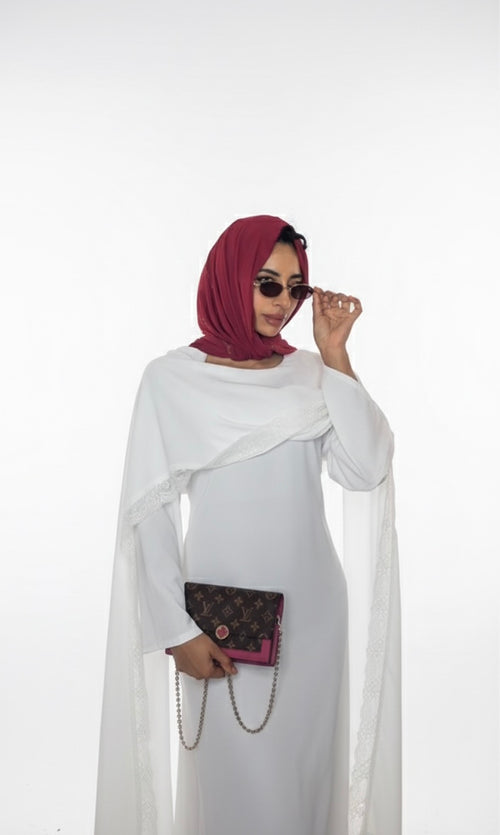Robe de Soirée ‘Lace Luxe’ - wit SQ82