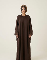 La Silhouette en Dentelle kimono - donker bruin exclusive