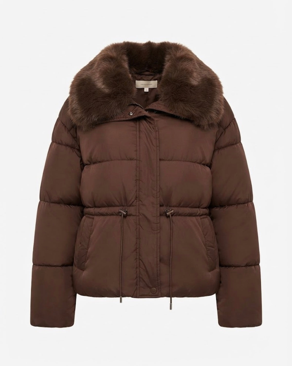 Winterjas met bontkraag - 10058