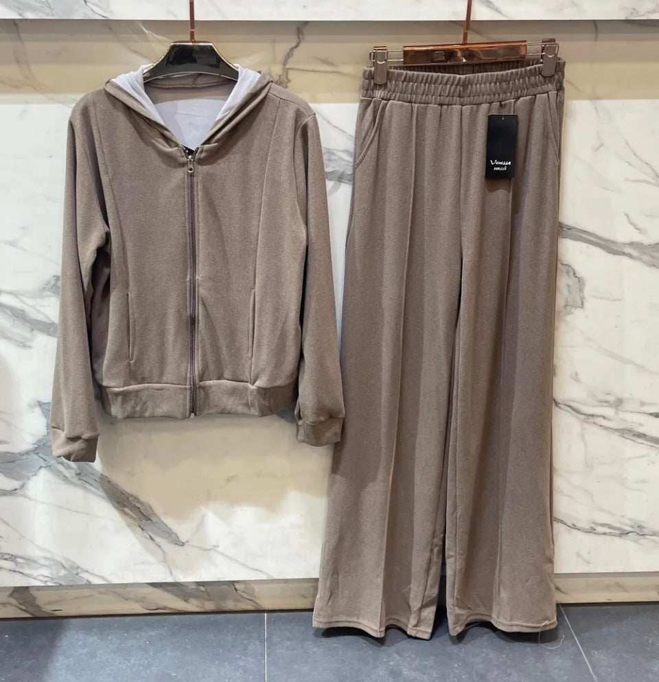 Set met vest en rekbare broek - E301