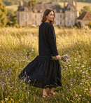 Lella long sleeves dress - black