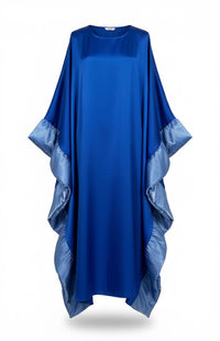 Al-Jawhara kobalt blue verstelbare kaftan