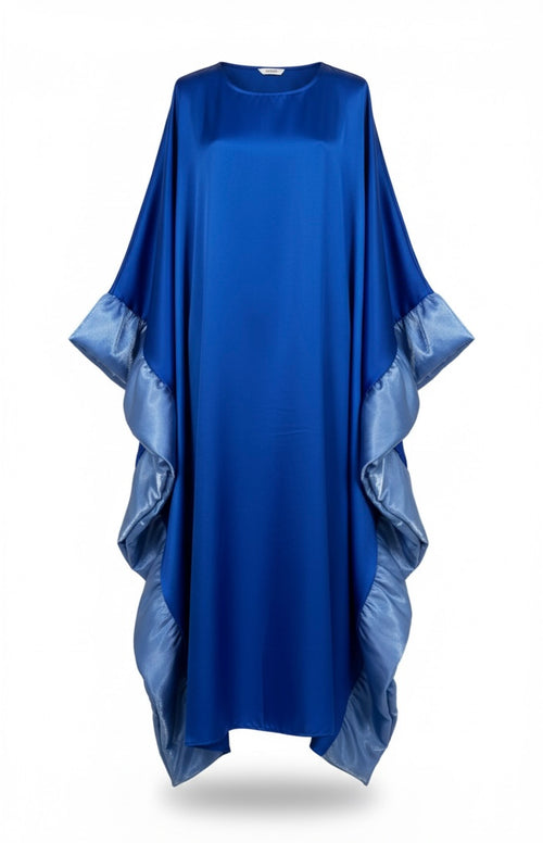 Al-Jawhara kobalt blue verstelbare kaftan