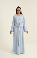 Nenna long sleeves dress - light blue