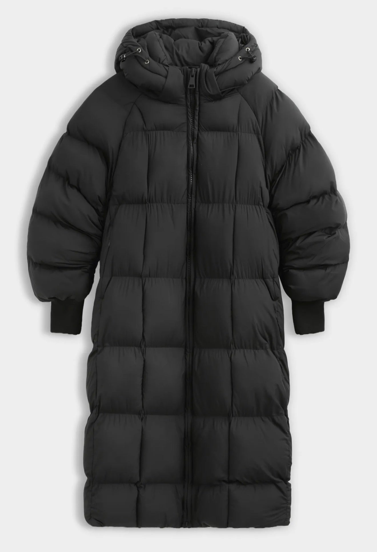 Winterjas met capuchon zwart FC7657