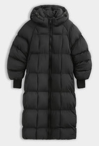 Winterjas met capuchon zwart FC7657