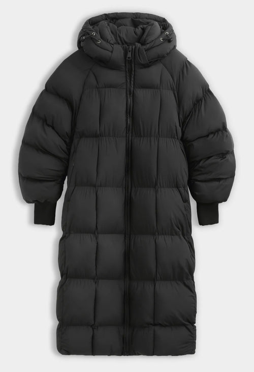 Winterjas met capuchon zwart FC7657