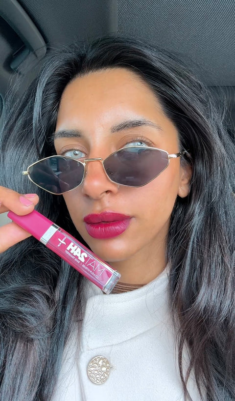 Hoogglans mat 24H lippenglos purple