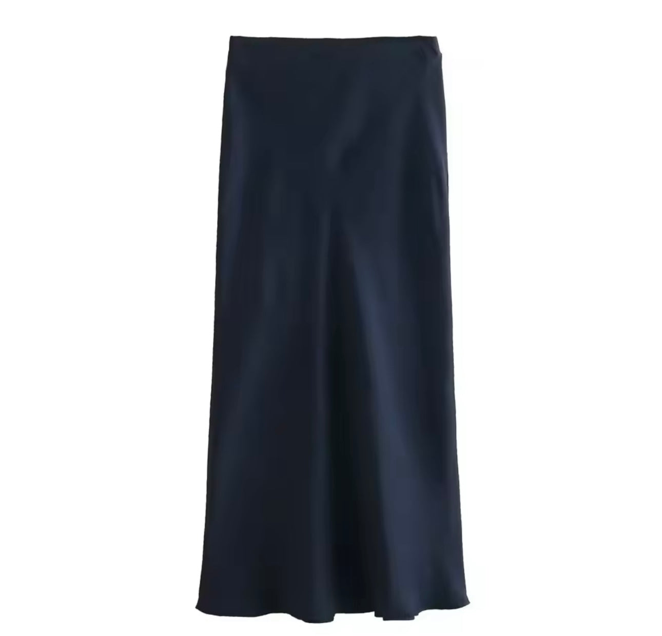 SS25 - Satijnen rok navy