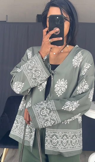 SS25 - Printjes set met kimono