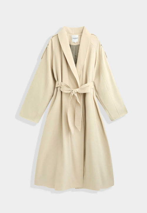 Manteljas met riem beige - AZ1586