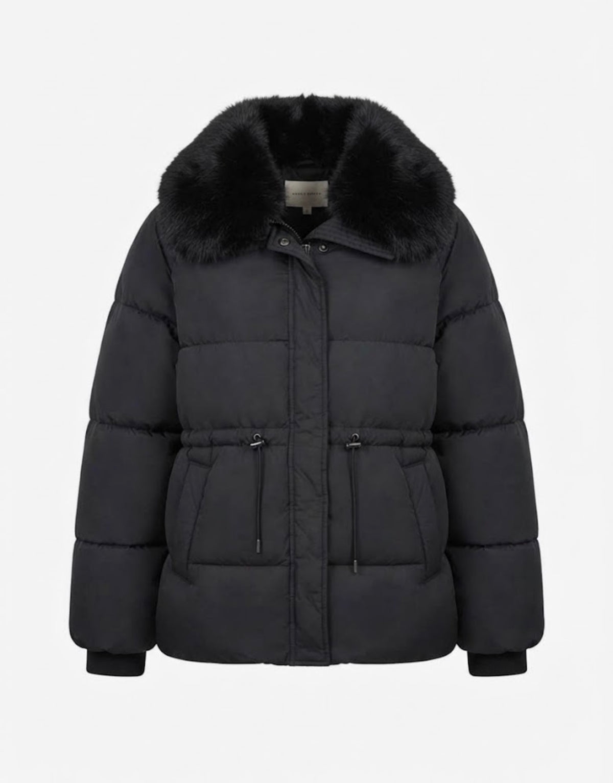 Winterjas met bontkraag - 10058