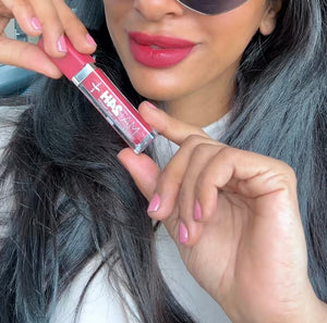 Hoogglans matte lippenglos 24H - cherry