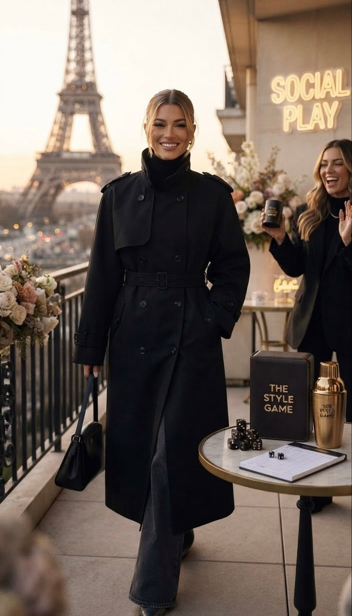Trenchcoat black - 10285