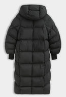 Winterjas met capuchon zwart FC7657