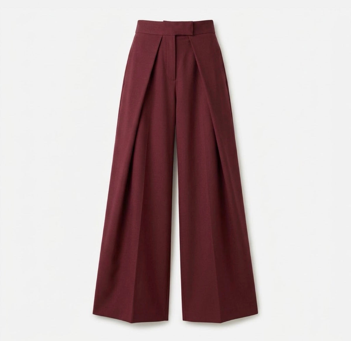 Stijlvolle Wijdvallende Beige Pantalon – Elegante & Tijdloze Damesbroek