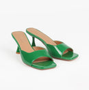 Groene hakken met lak - BYX9577