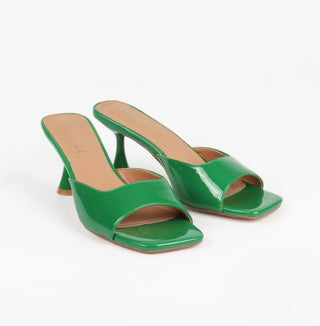 Groene hakken met lak - BYX9577