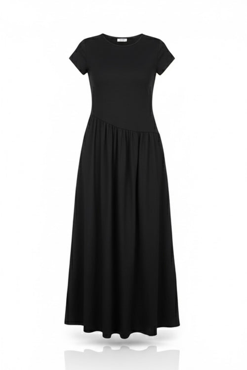 The Sunset Flow Dress - black