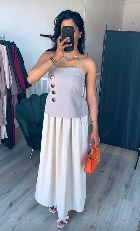 ROK MET PLOOIEN BEIGE (RP01)