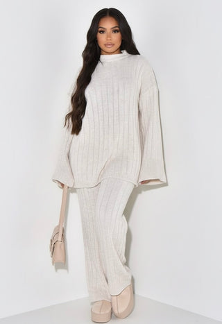 Oversized trui met wijde mouwen - 6011