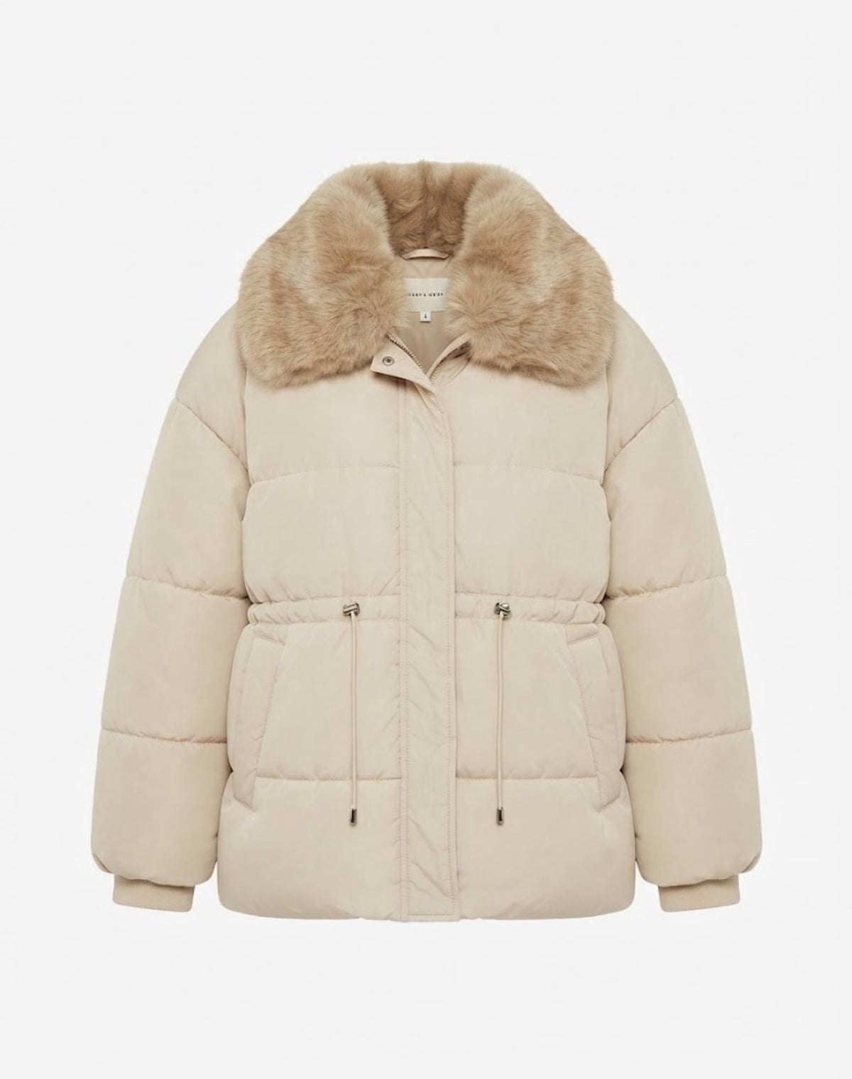 Winterjas met bontkraag - 10058
