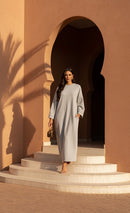 The jersey cotton Aura Basic Dress - gray