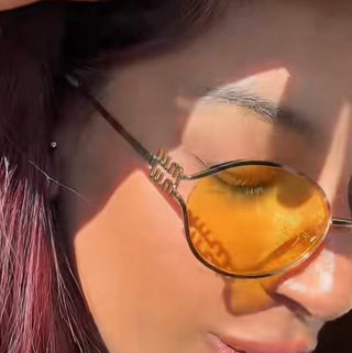 Butter yellow zonnebril mm