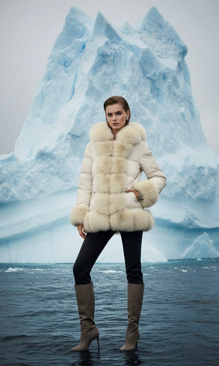 Winterjas met bont - FC7607