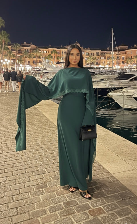 Robe de Soirée ‘Lace Luxe’ - green SQ82