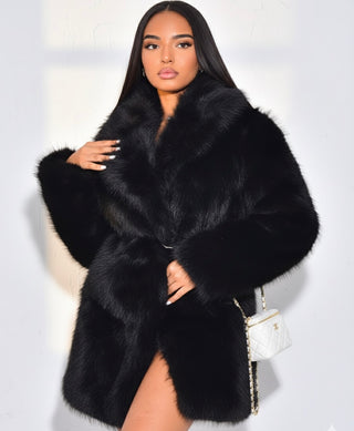 Bontjas zwart - CV2198u