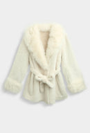 Bontjas ivory met band - SQ052