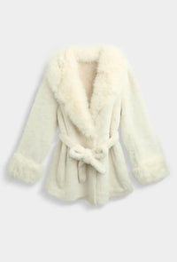 Bontjas ivory met band - SQ052