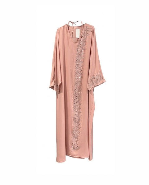 De "Midnight Shimmer" Abaya
- roze