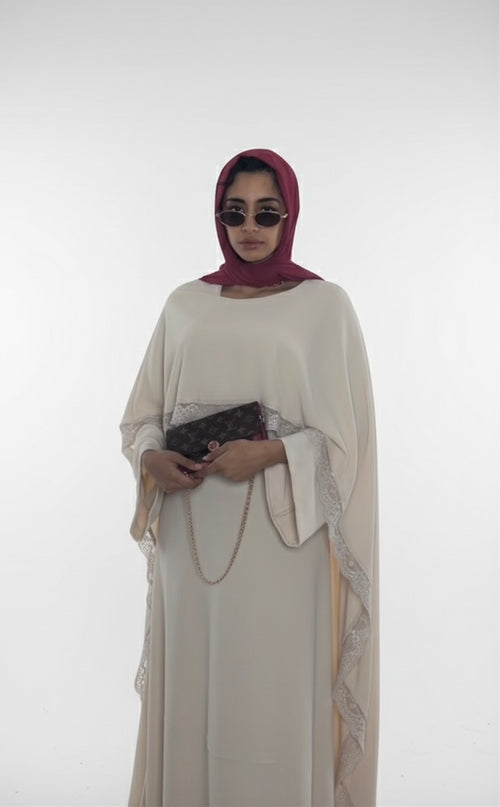 Robe de Soirée ‘Lace Luxe’ - beige SQ82