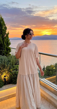 Lella short sleeves - beige