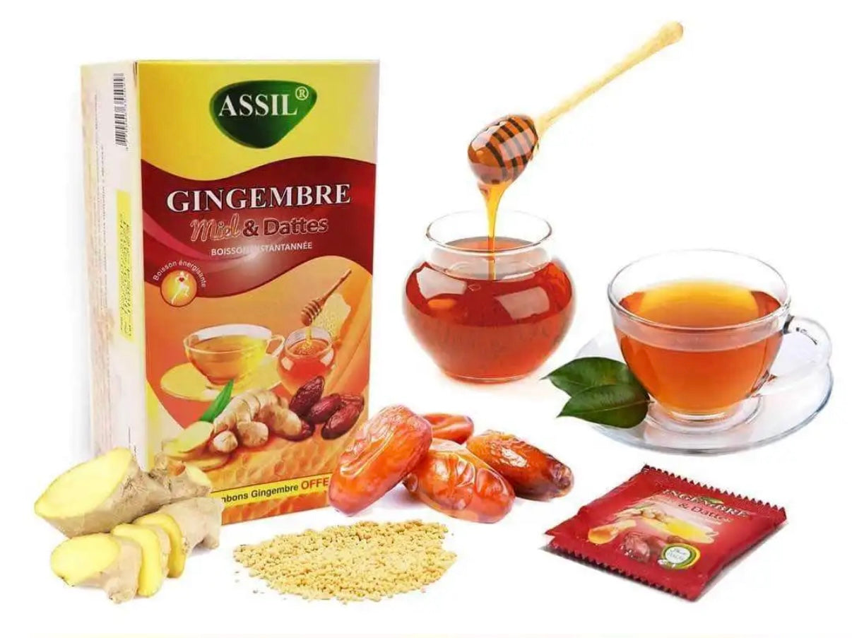 TISANE GINGEMBRE MIEL DATTES - 250gr