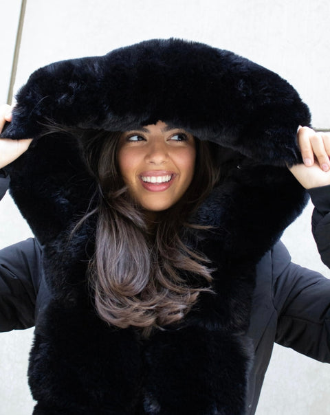 Winterjas met bont - FC7607