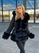 Winterjas met bont - FC7607