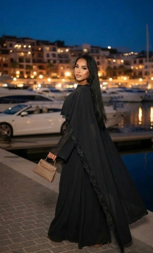 Robe de Soirée ‘Lace Luxe’ - black SQ82