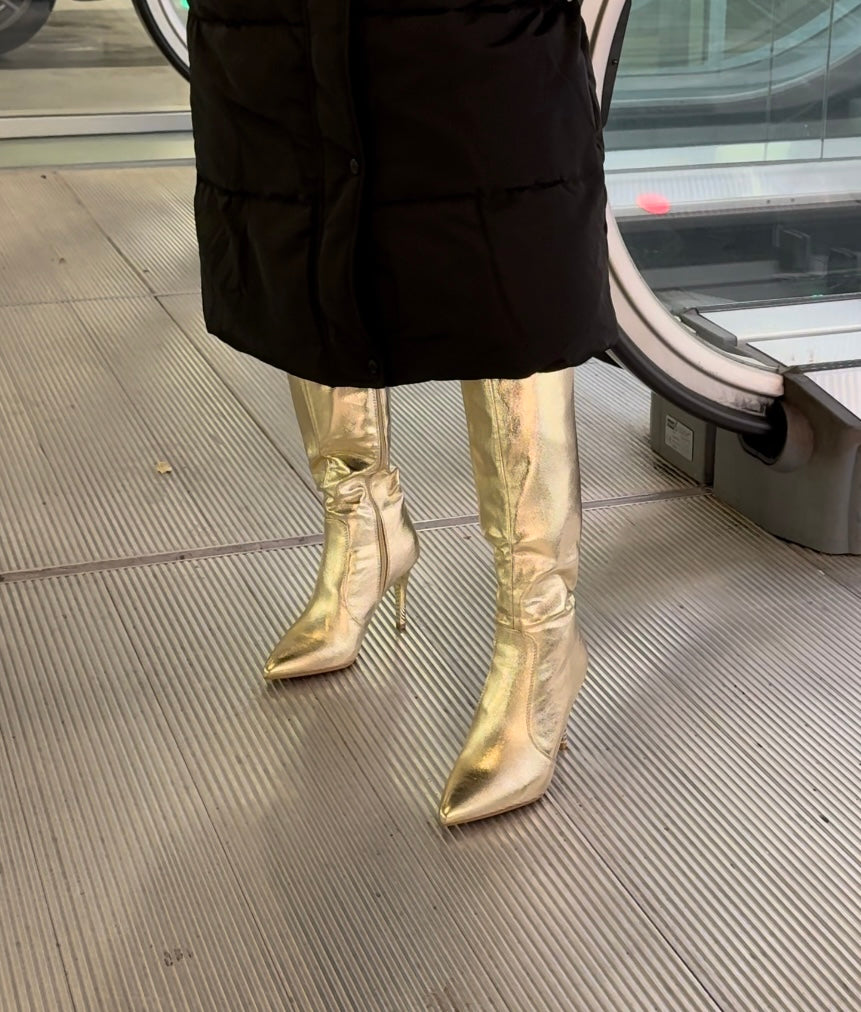 GOLDEN ARIANA BOOTS