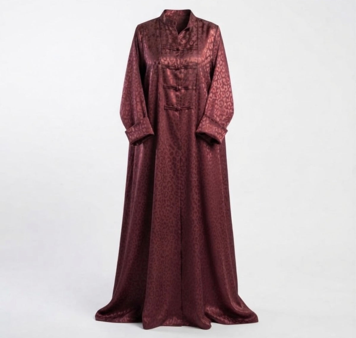 Premium Silky Jacquard Abaya