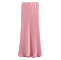 Satijnen rok roze - RAFZNBW