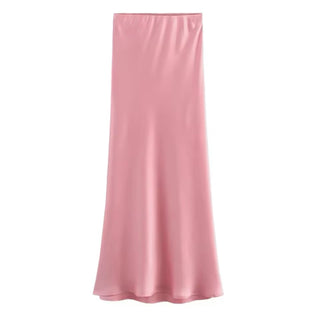 Satijnen rok roze - RAFZNBW