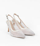 BLJY9266 - Witte hakken met steentjes