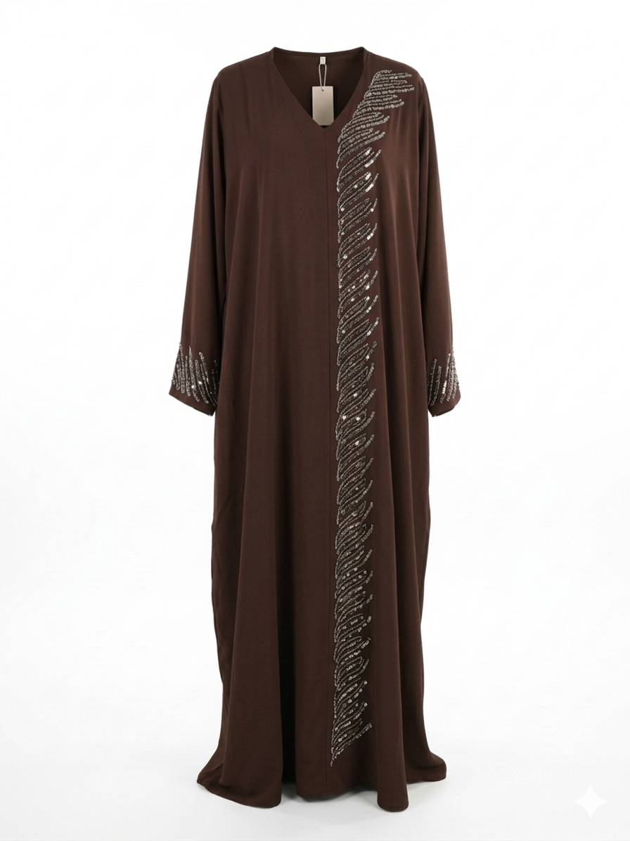 De "Midnight Shimmer" Abaya (launch oktober)