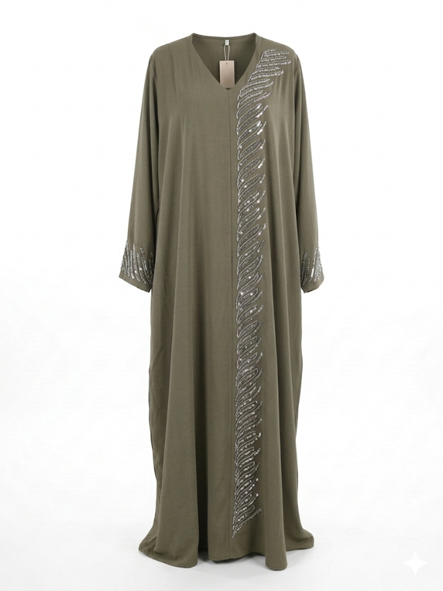 De "Midnight Shimmer" Abaya (launch oktober)